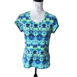 Title Nine Womens Athletic Top Tshirt Short Sleeve Small